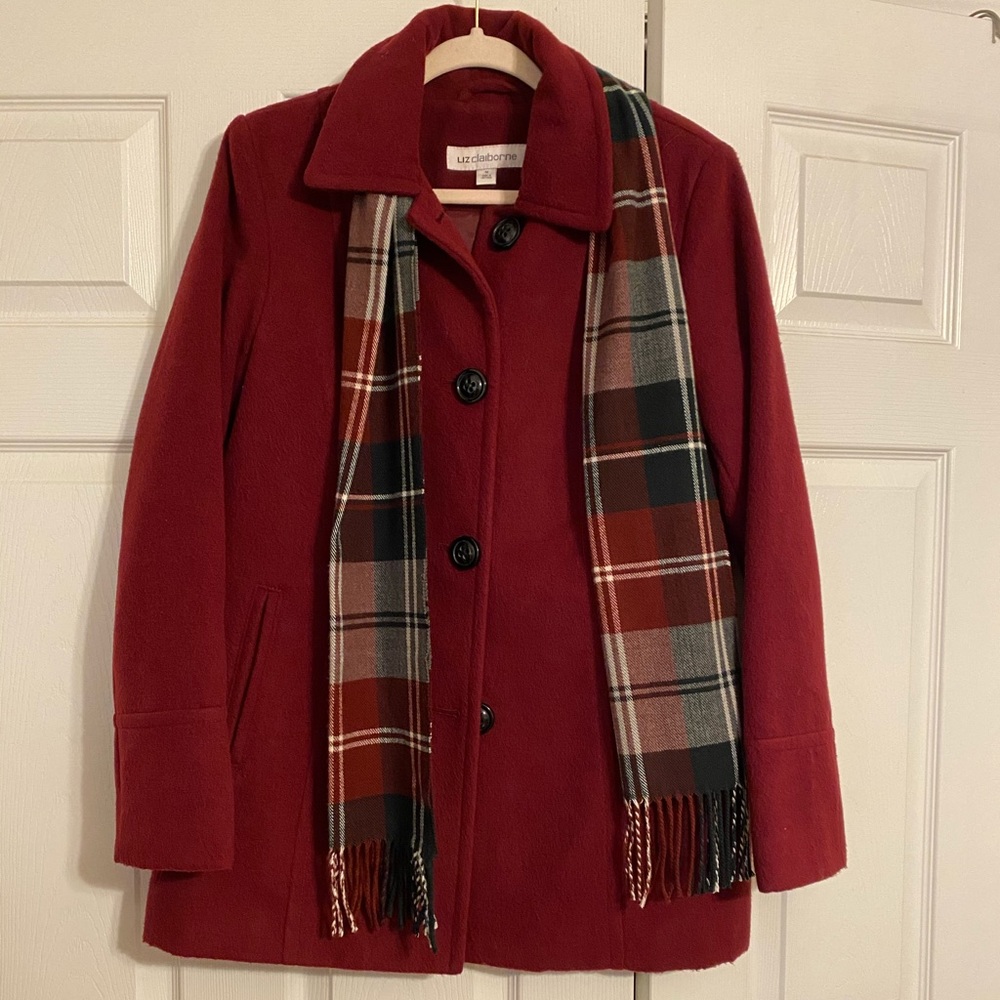 Red Pea Coat